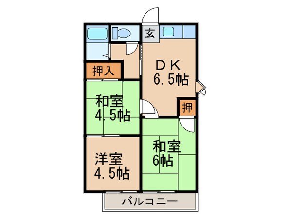 プチメゾン高須の物件間取画像